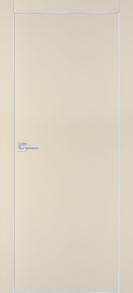 Фото Межкомнатная дверь PX-1 AL кромка с 4-х ст. Бежевый матовый
